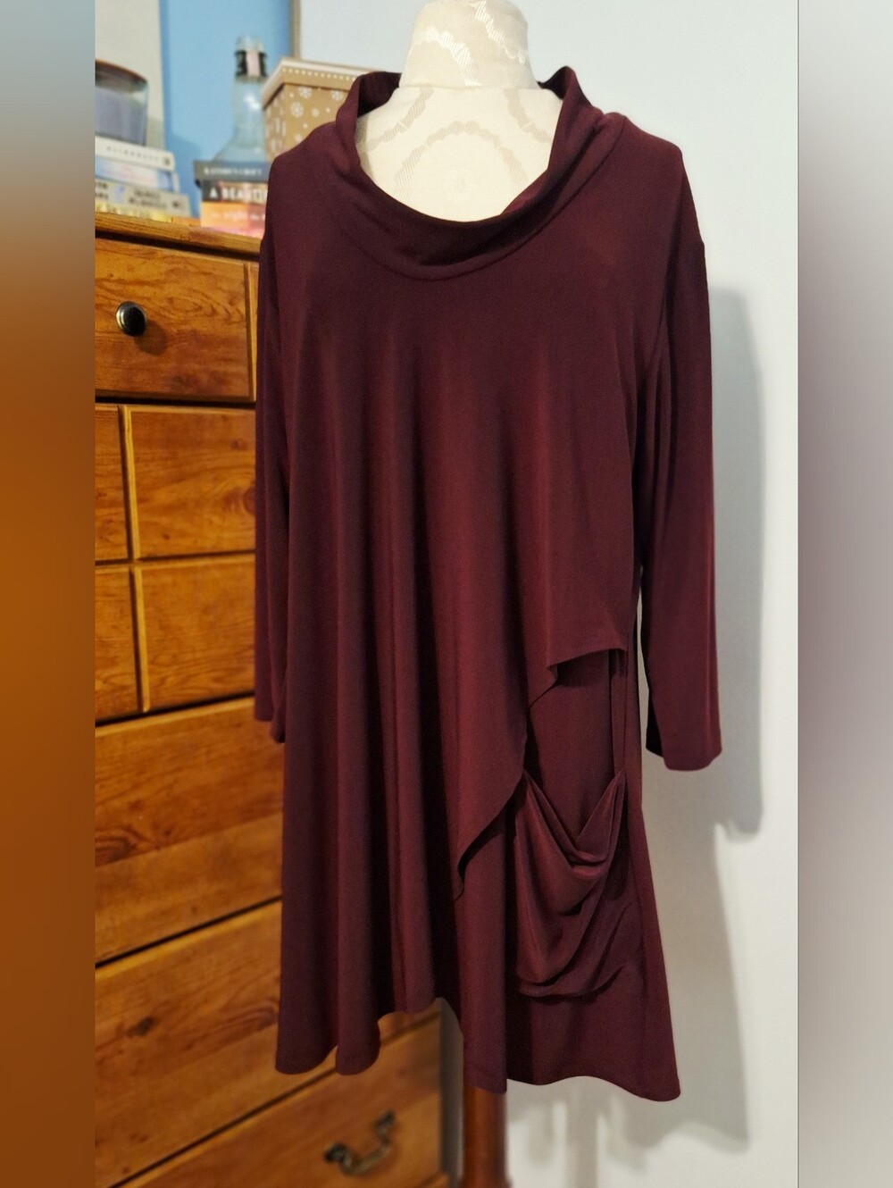 Sympli Burgundy Tunic
